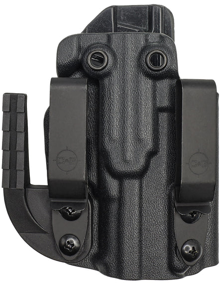 C&G Holsters 0258100 Covert IWB Kydex Holster Black Belt Clip for Sig Sauer P365