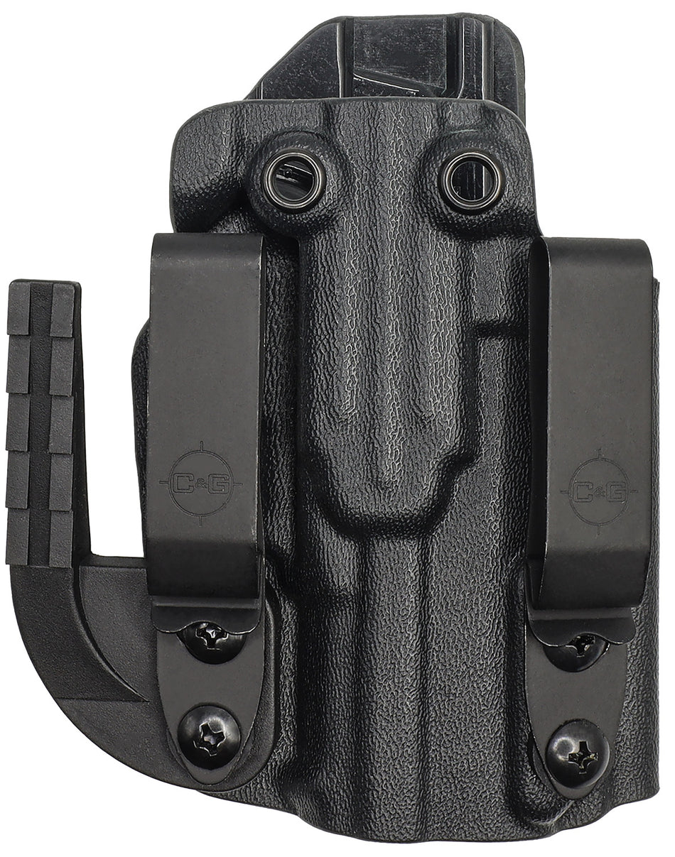 C&G Holsters 0258100 Covert IWB Kydex Holster Black Belt Clip for Sig Sauer P365