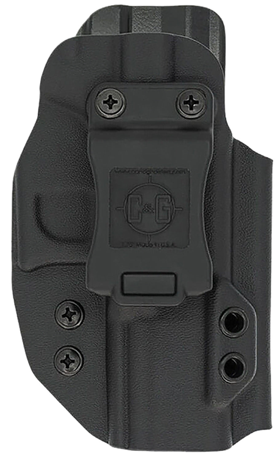 C&G Holsters 1864100 Covert IWB Kydex Holster Black Belt Clip for 1911 3.5 Inch Right Hand