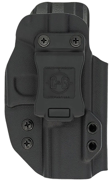 C&G Holsters 1864100 Covert IWB Kydex Holster Black Belt Clip for 1911 3.5 Inch Right Hand