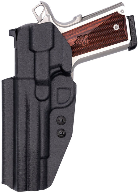 C&G Holsters 1852100 Covert IWB Kydex Holster Black Belt Clip for 1911 5 Inch Right Hand