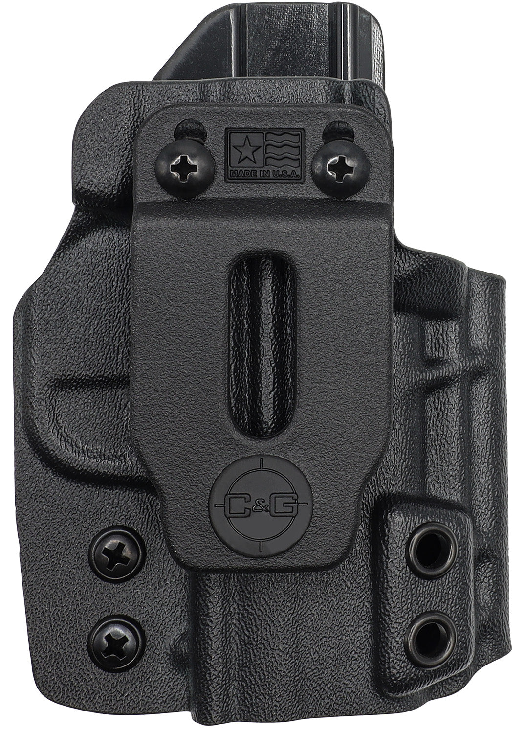C&G Holsters Covert IWB Kydex Holster for Springfield Hellcat Right Hand Black
