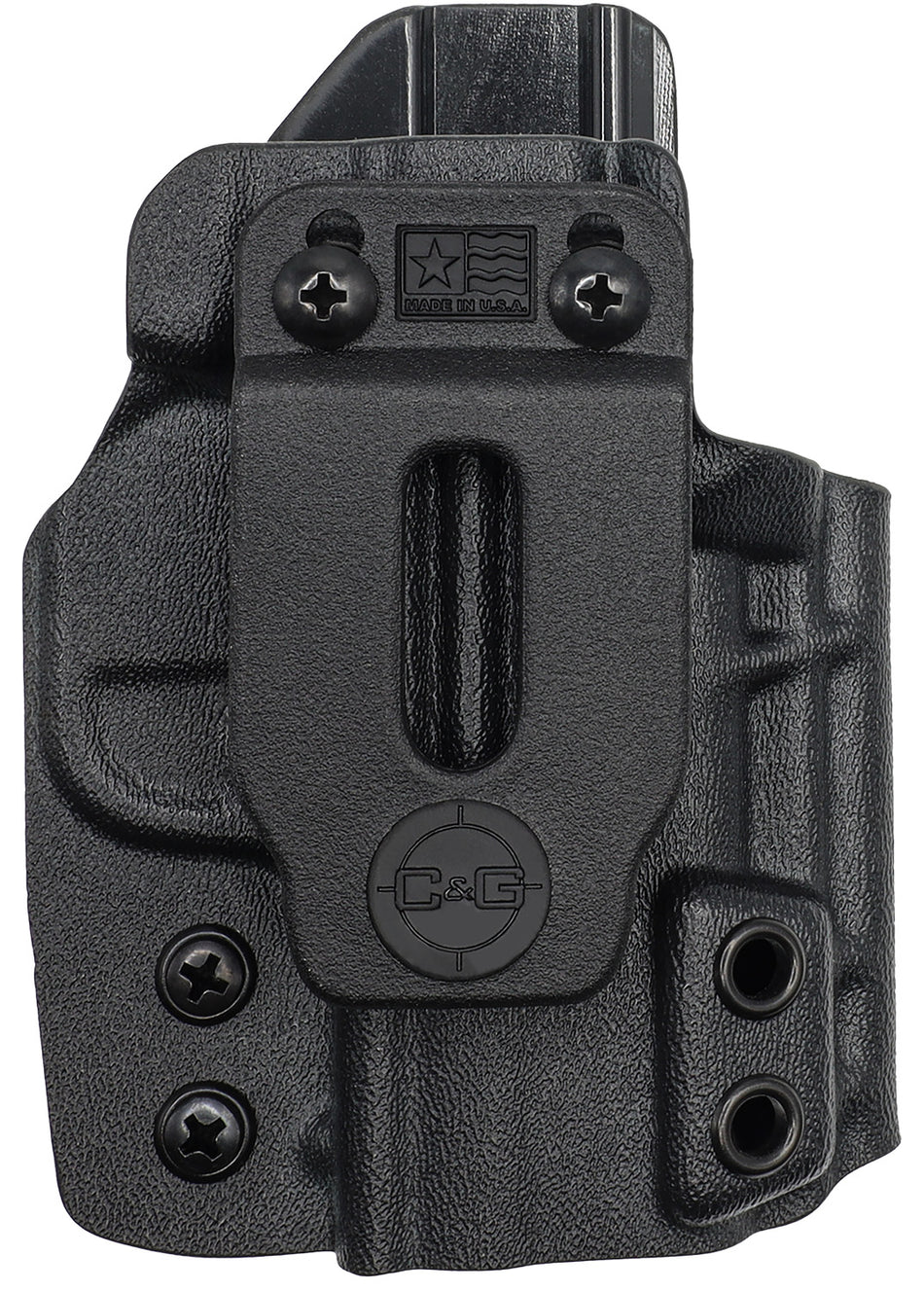 C&G Holsters Covert IWB Kydex Holster for Springfield Hellcat Right Hand Black