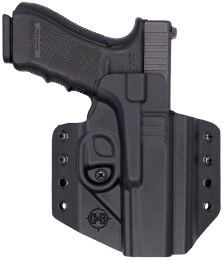 C&G Holsters Covert OWB Kydex Holster for Glock 17 22 47 Black