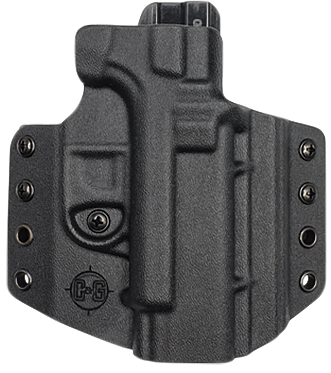 C&G Holsters Covert OWB Kydex Holster for Glock 19 23 45 Black