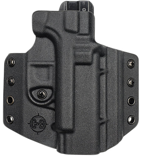 C&G Holsters Covert OWB Kydex Holster for Glock 19 23 45 Black