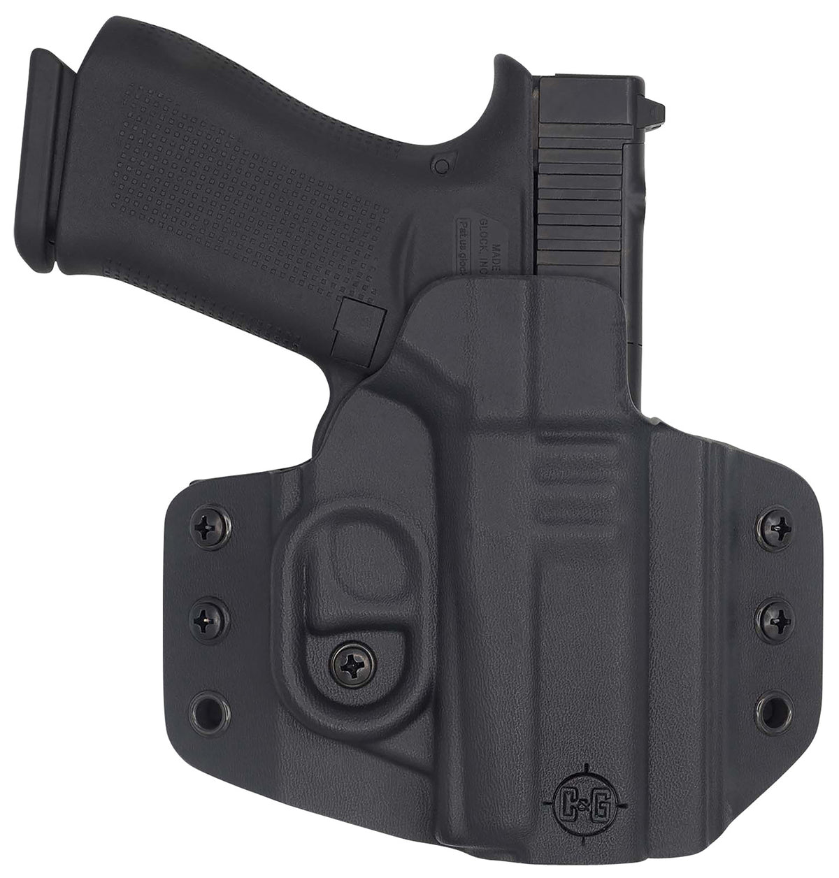 C&G Holsters Covert OWB Kydex Holster for Glock 43 43X MOS Black