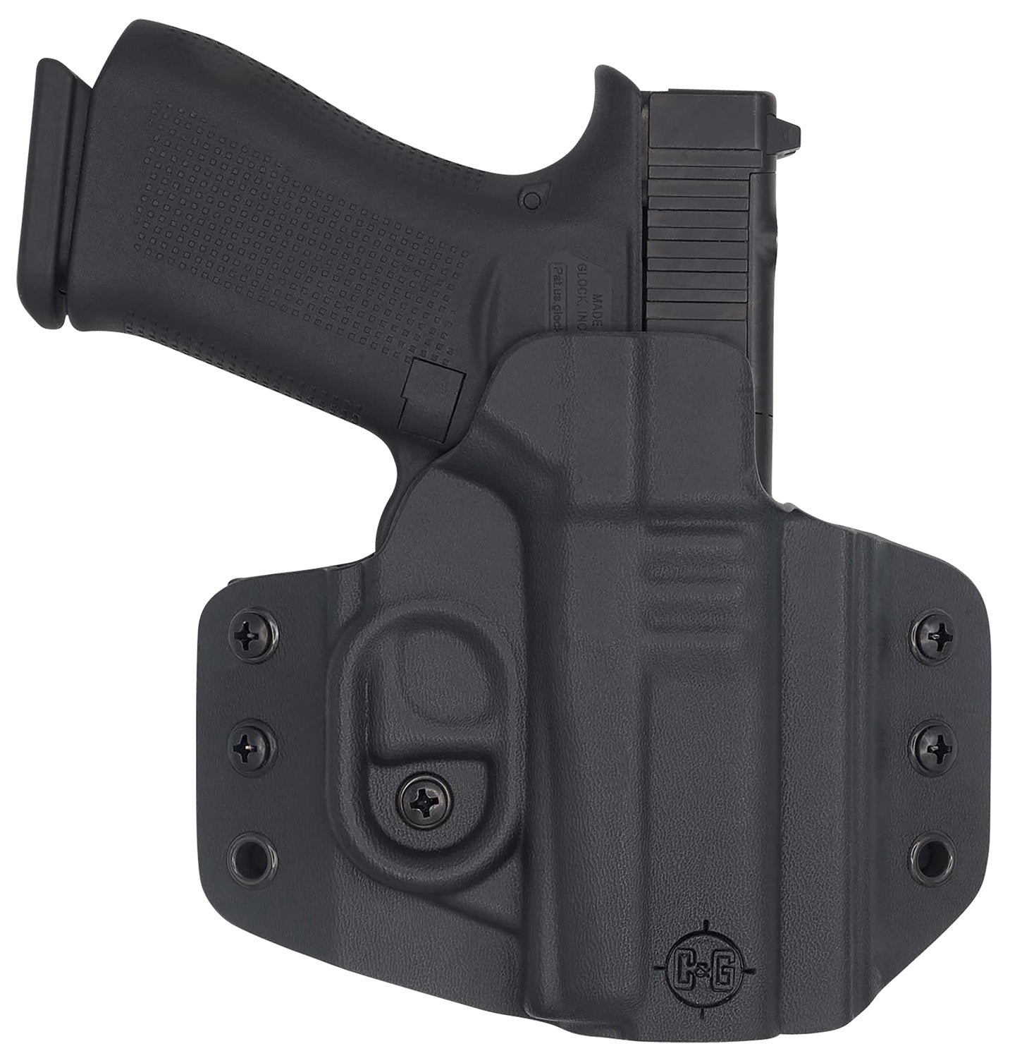 C&G Holsters Covert OWB Kydex Holster for Glock 43 43X MOS Black