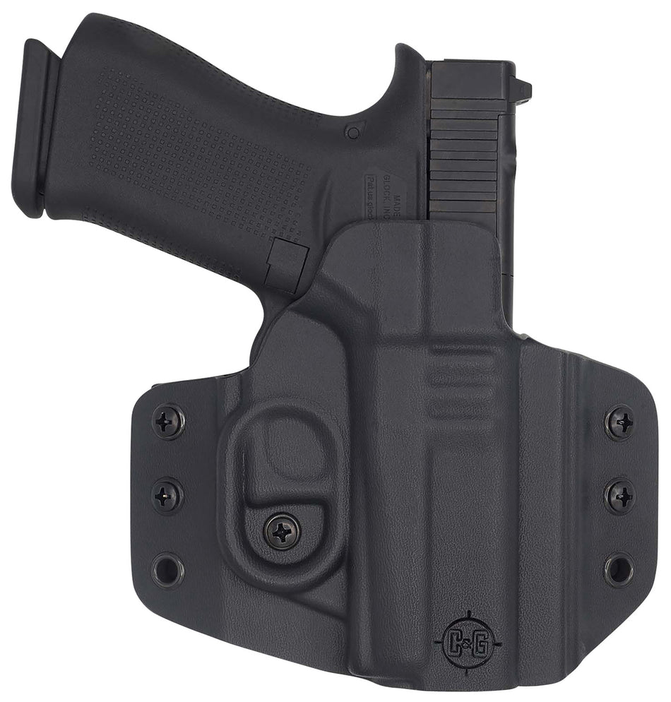C&G Holsters Covert OWB Kydex Holster for Glock 43 43X MOS Black