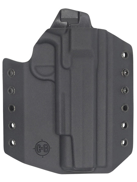 C&G Holsters Covert OWB Kydex Holster for Sig 1911 Rail 5 Inch Black