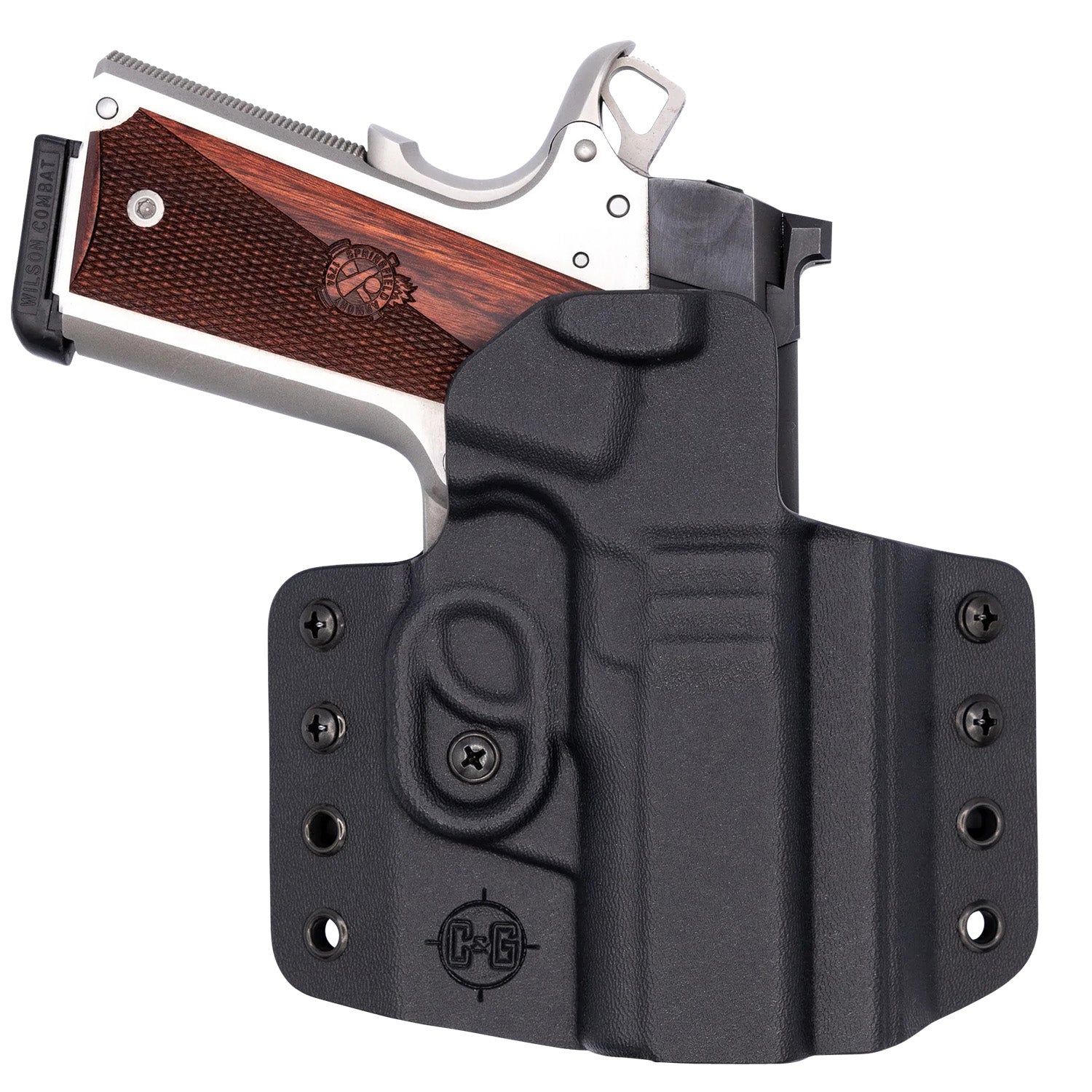 C&G Holsters Covert OWB Kydex Holster for 1911 3.5 Inch Right Hand Black