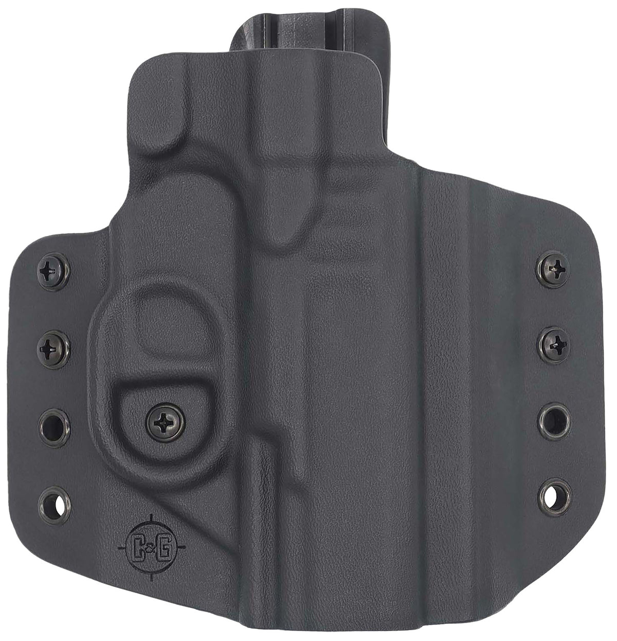 C&G Holsters Covert OWB Kydex Holster for Walther PDP 4 Inch Right Hand Black