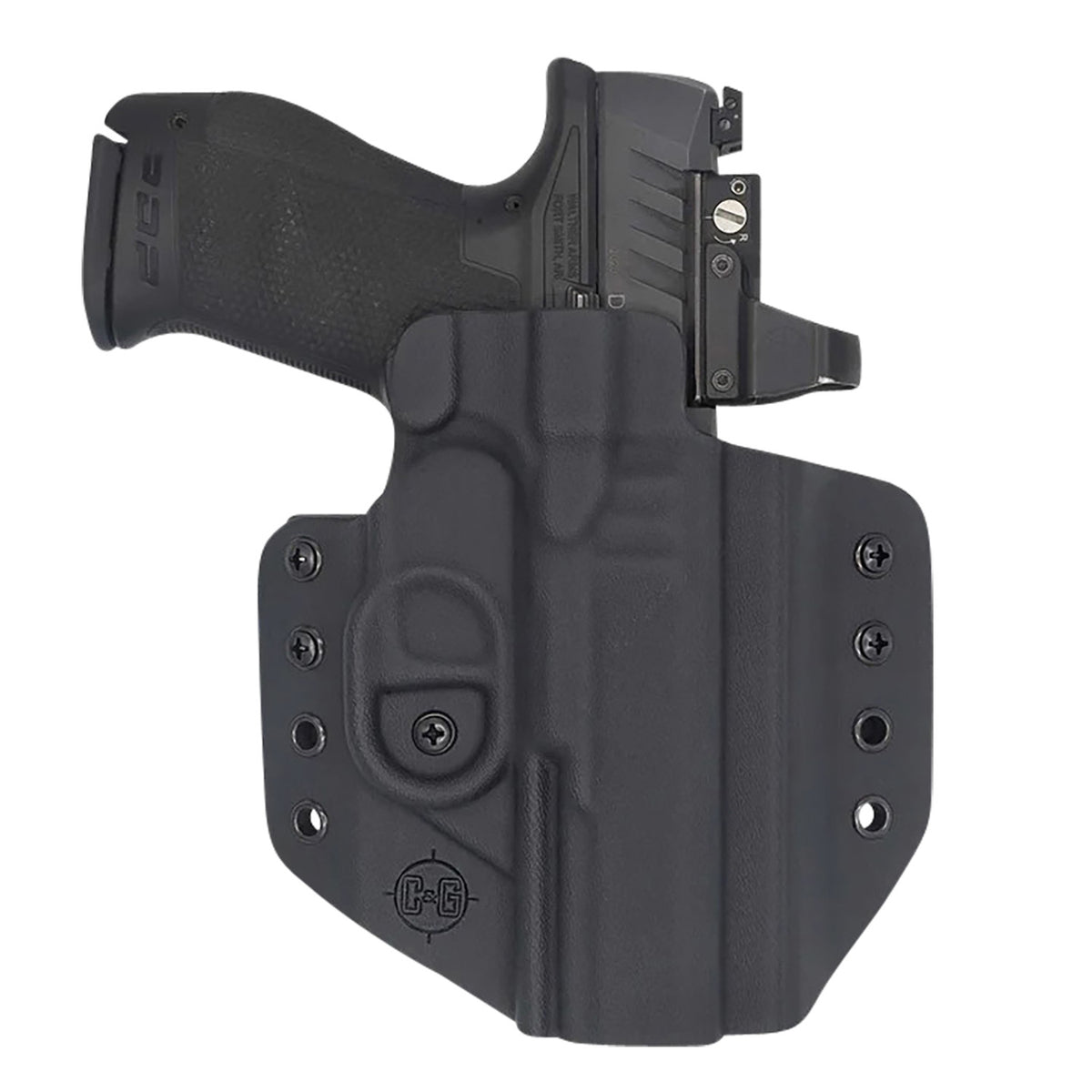 C&G Holsters 1206100 Covert OWB Kydex Belt Loop Holster for Walther PDP 4.5" Right Hand