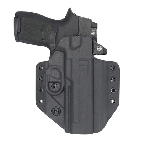 C&G Holsters 0280100 Covert OWB Kydex Belt Loop Holster Sig P320 M17/X5 Right Hand