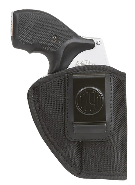 1791 Gunleather Premium Nylon IWB Holster Size 02 Black Ballistic Nylon Belt Clip Right Hand Revolver