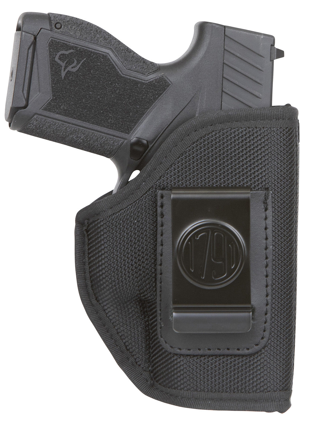 1791 Gunleather Premium Nylon IWB Holster Size 01 Black Ballistic Nylon Belt Clip Left Hand