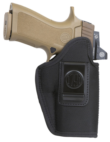 1791 Gunleather Premium Nylon IWB Holster Size 05 Black Ballistic Nylon Clip-On Left Hand Fits Sig P320