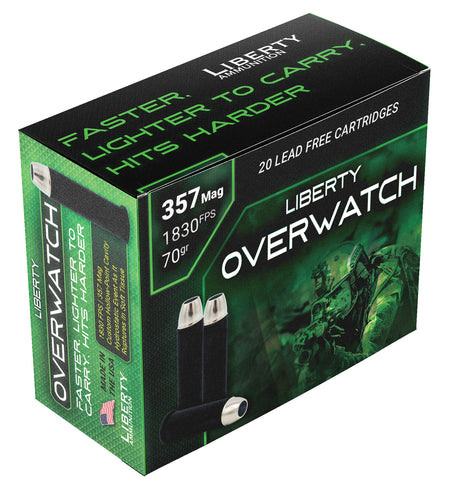 Liberty Ammunition LAOW357701830 OverWatch Open Cavity Design  70 Grain .357 Magnum