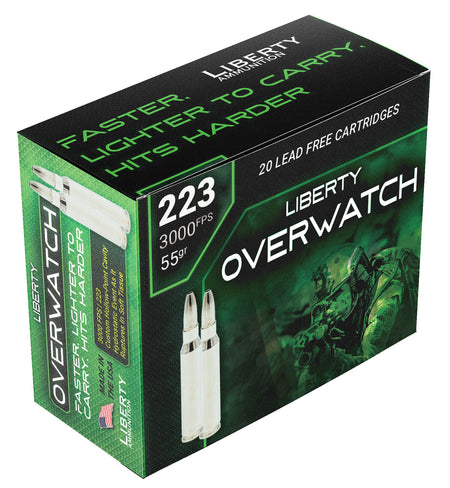Liberty Ammunition LAOW223553000 OverWatch Fragmenting Hollow Point  55 Grain .223 Remington