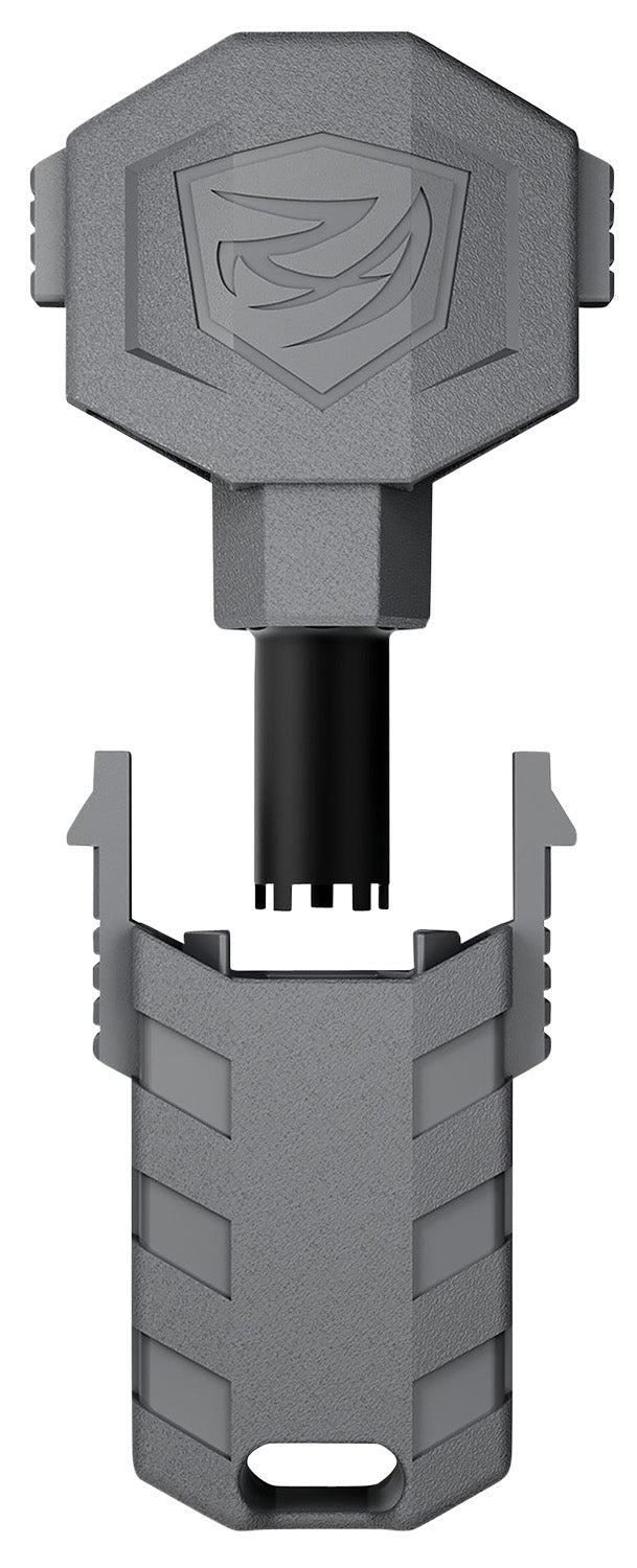 Real Avid AVARFSAPRO Front Sight Adjuster Pro Black/Gray for AR-15 4 & 5 Pin Sights