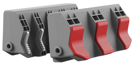 Real Avid AVSFJPF Smart-Jaws Tube-Fit Vise Sleeves Reversible Gray/Red Rubber Overmold and Steel Side