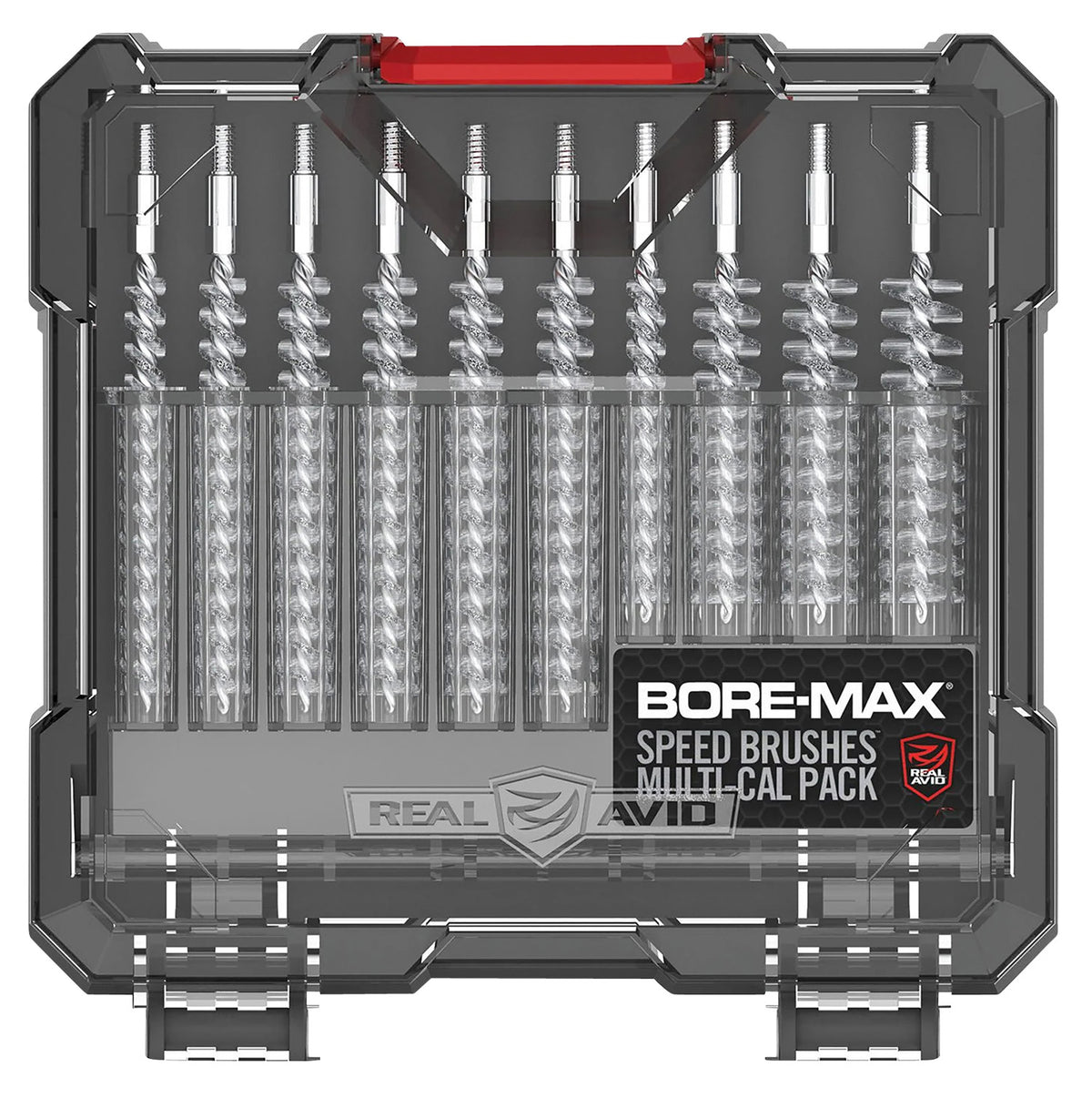Real Avid AVBMSBS Bore-Max Multi-Caliber Speed Brush Set Nickel-Plated
