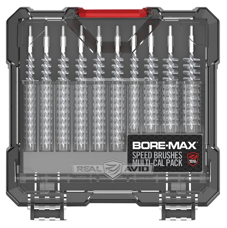 Real Avid AVBMSBS Bore-Max Multi-Caliber Speed Brush Set Nickel-Plated