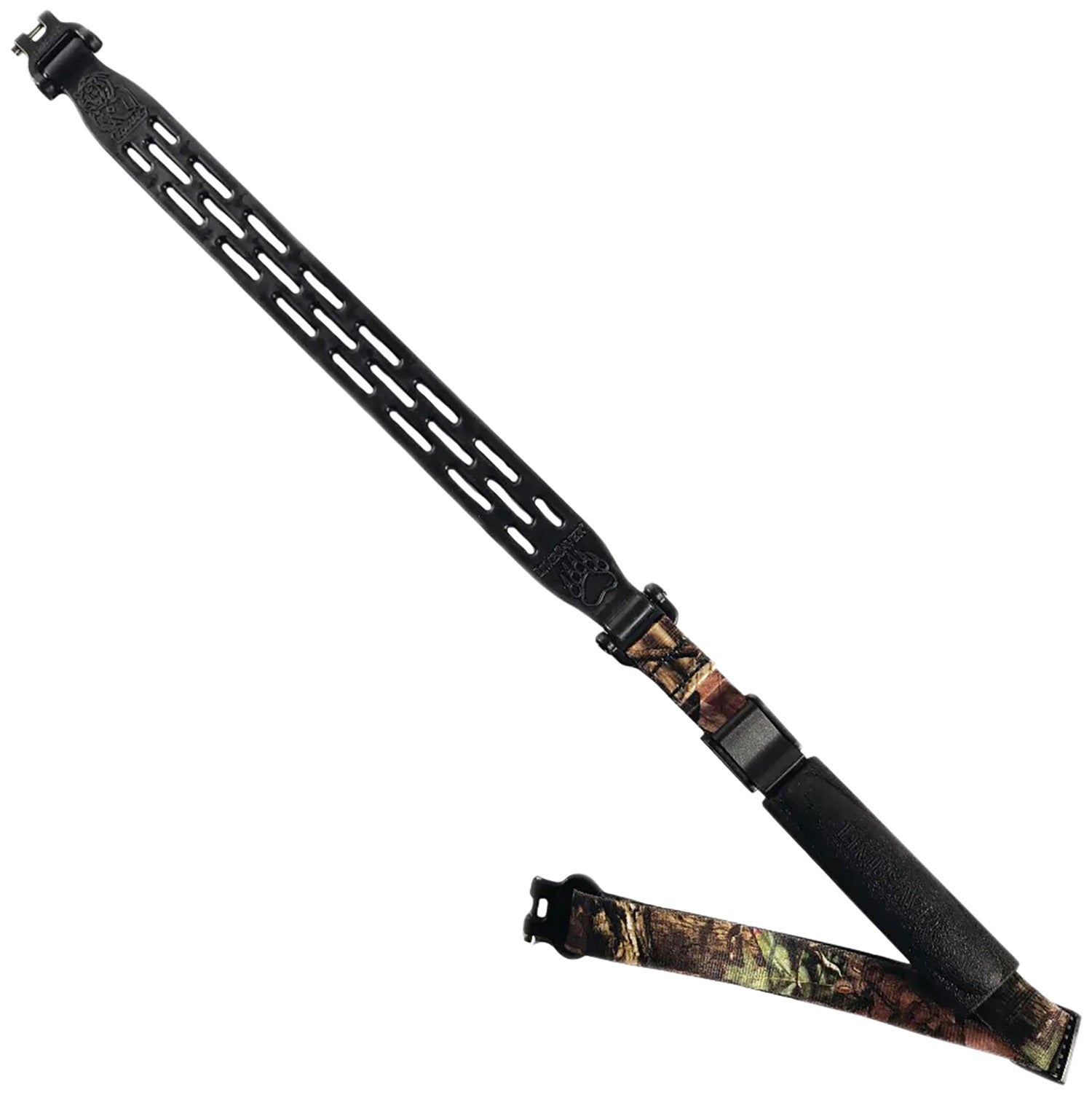 Limbsaver 12295 Kodiak-Air Black NAVCOM & Mossy Oak Break-Up Nylon Rifle Sling 1" Adjustable