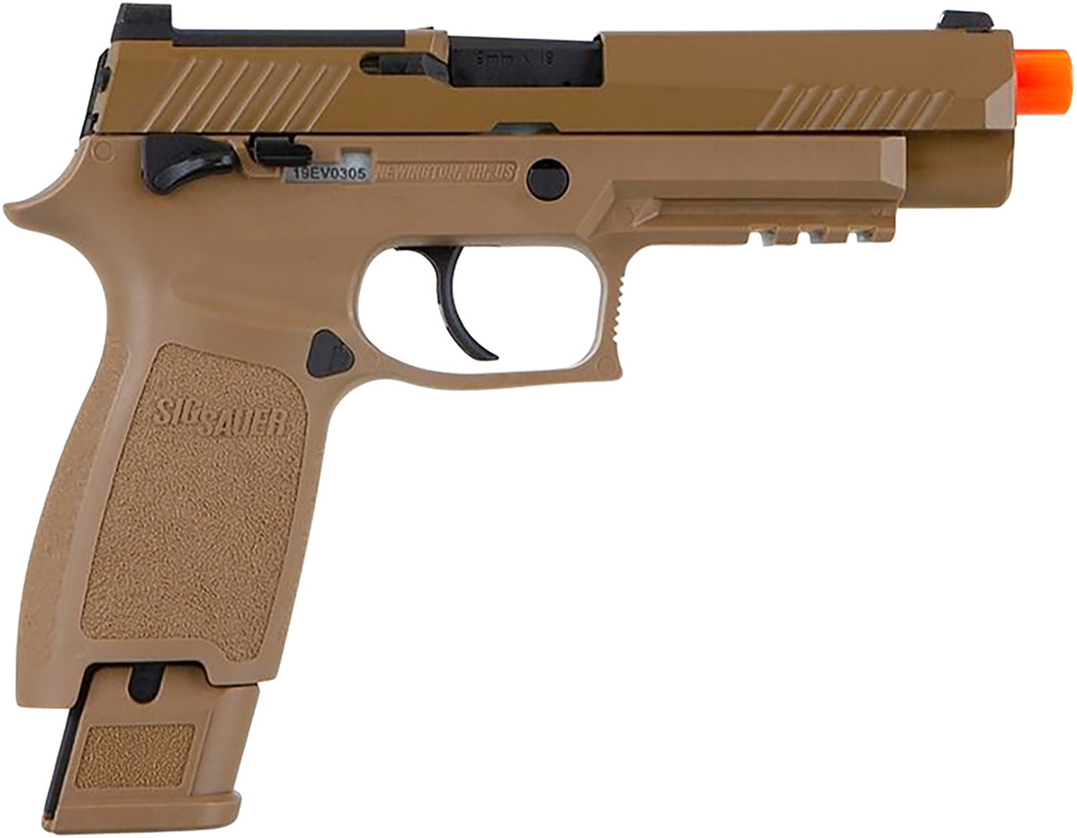 Sig Sauer ProForce M17 Airsoft Pistol Green Gas 6mm 21+1 Coyote Polymer Grips