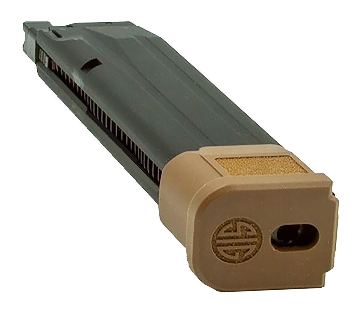 Sig Sauer Airguns AMPFM17GG M17 ProForce Airsoft Magazine 6mm 21 Round Green Gas Black/Brown