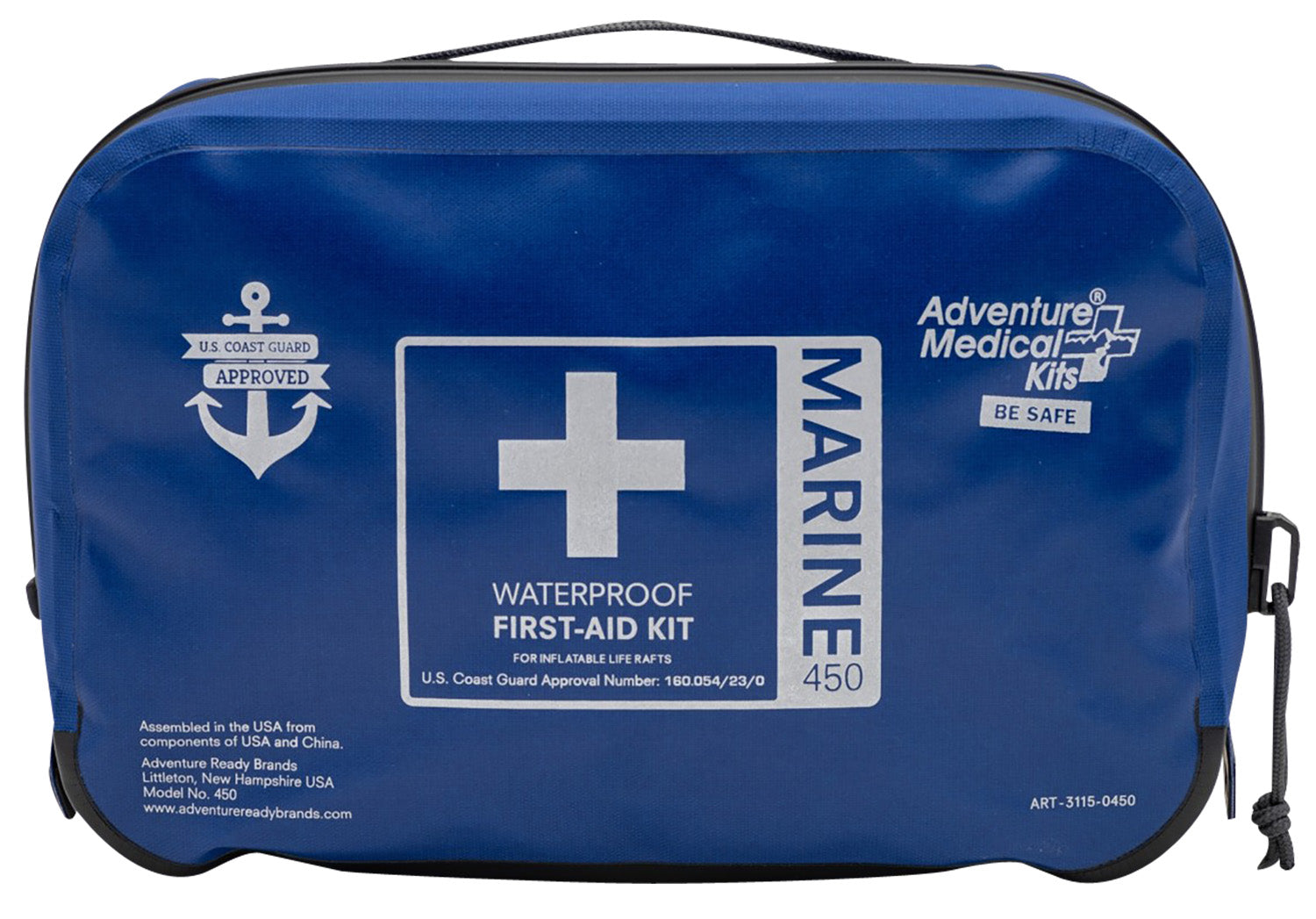 Adventure Medical Kits Marine 450 First Aid Kit - Dustproof Waterproof Blue for 1-6 People