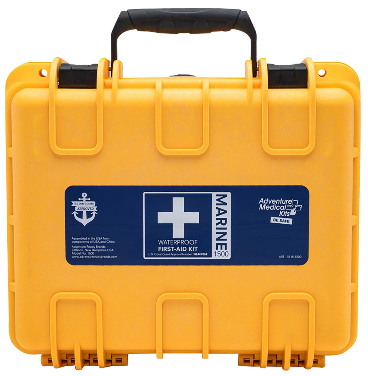 Adventure Medical Kits Marine 600 Waterproof First Aid Kit for Up to 6 People - Yellow
