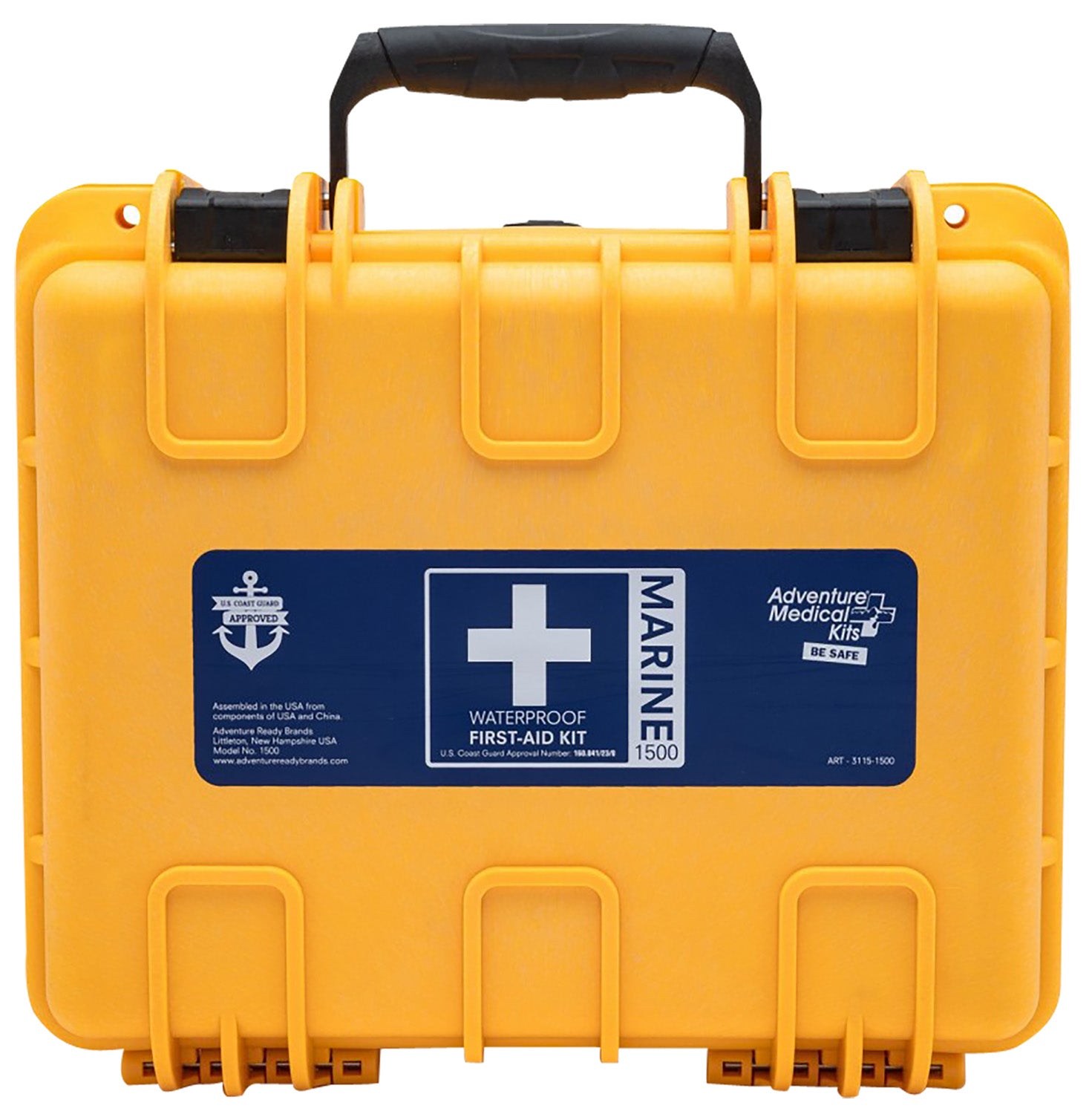 Adventure Medical Kits Marine 600 Waterproof First Aid Kit for Up to 6 People - Yellow
