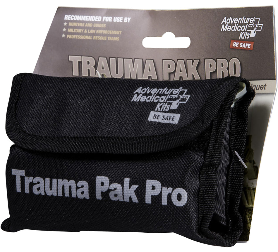 Adventure Medical Kits Trauma Pak Pro with QuikClot Gauze and AMK Tourniquet - Black