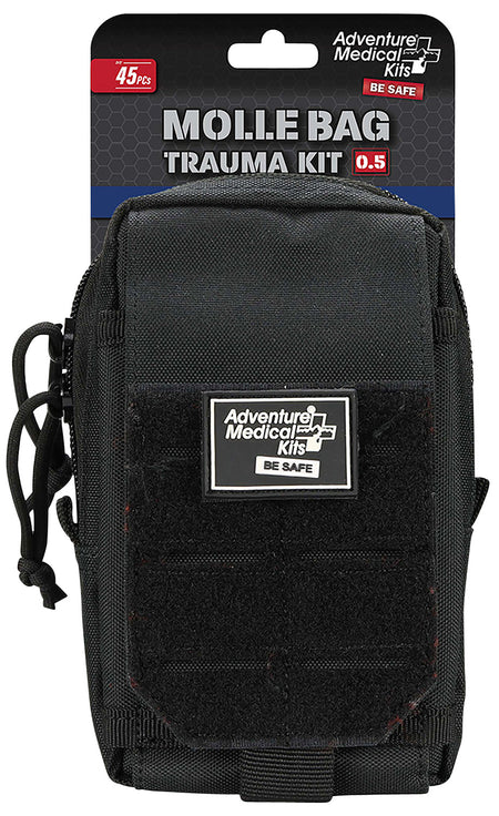 Adventure Medical Kits MOLLE Bag Trauma Kit 0.5 with Tourniquet and Gauze - Black