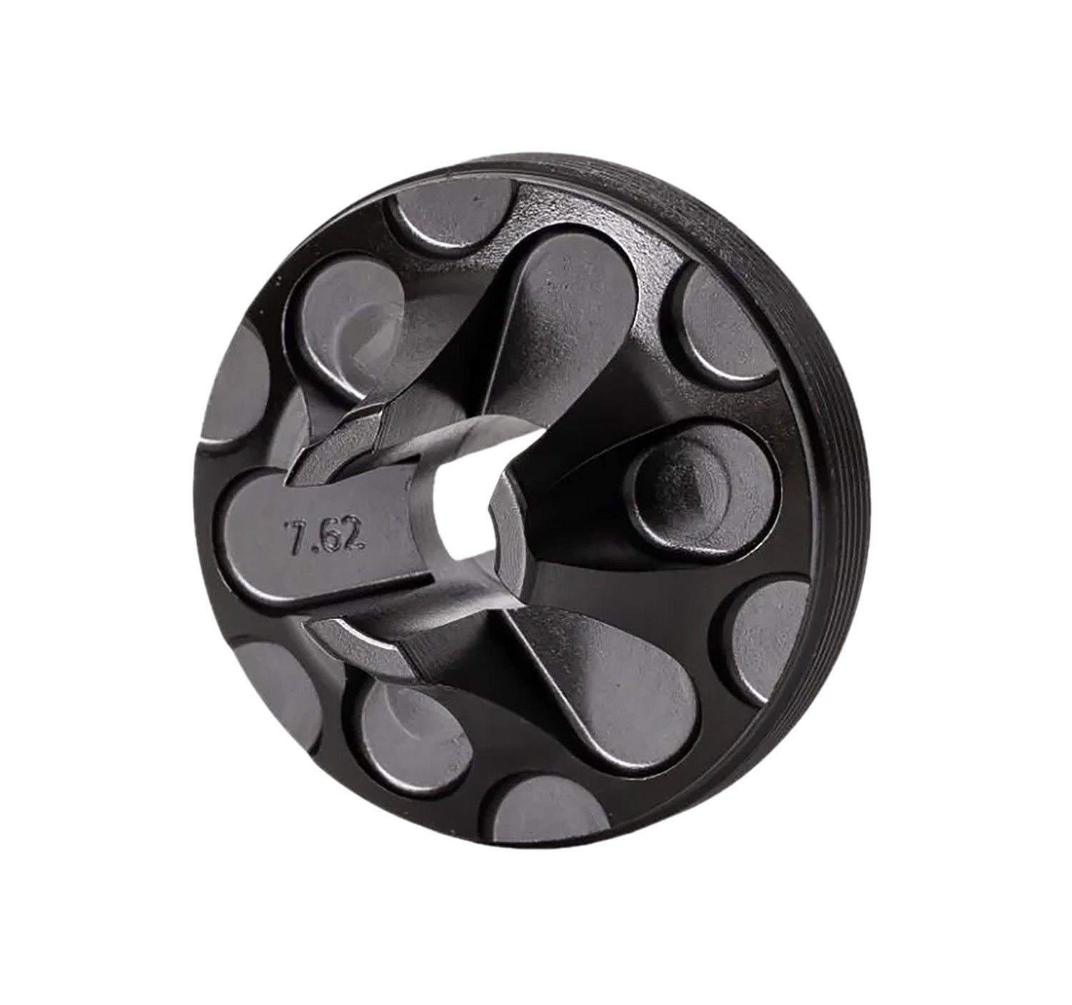 Rugged Suppressors FC006 Flash Hider Front Cap 7.62mm Black Steel for Radiant/Surge/Razor762