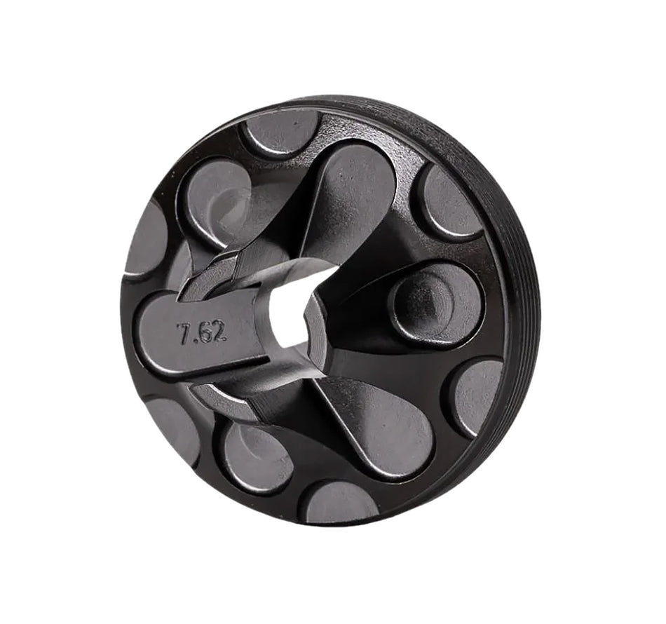 Rugged Suppressors FC006 Flash Hider Front Cap 7.62mm Black Steel for Radiant/Surge/Razor762