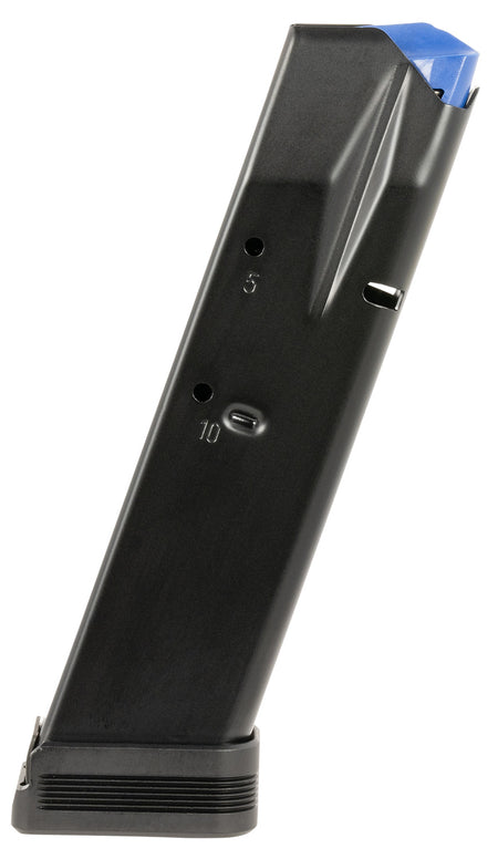 Mec-Gar MGCZ7510M 10-Round Extended 9mm Luger Competition Magazine for CZ 75B 85B SP-01 Shadow Blued w/Anti-Friction Coating