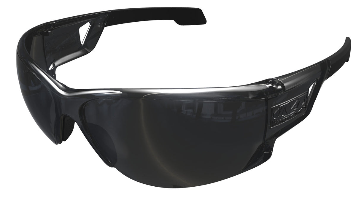 Mechanix Wear VNS20ABBU Vision Type-N Safety Glasses Smoke Lens Anti-Scratch Black Frame