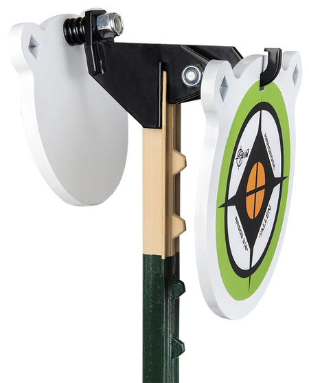 EZ-Aim Fence Topper Gong Hook & Recoil Spring Combo, 7", Black/Brown Steel