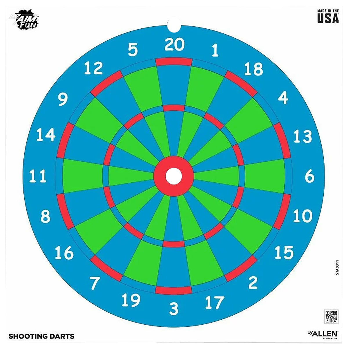EZ-Aim Triggering More Fun Wall Paper Shooting Targets, 12"x12", Multi-Color, 9 Pack