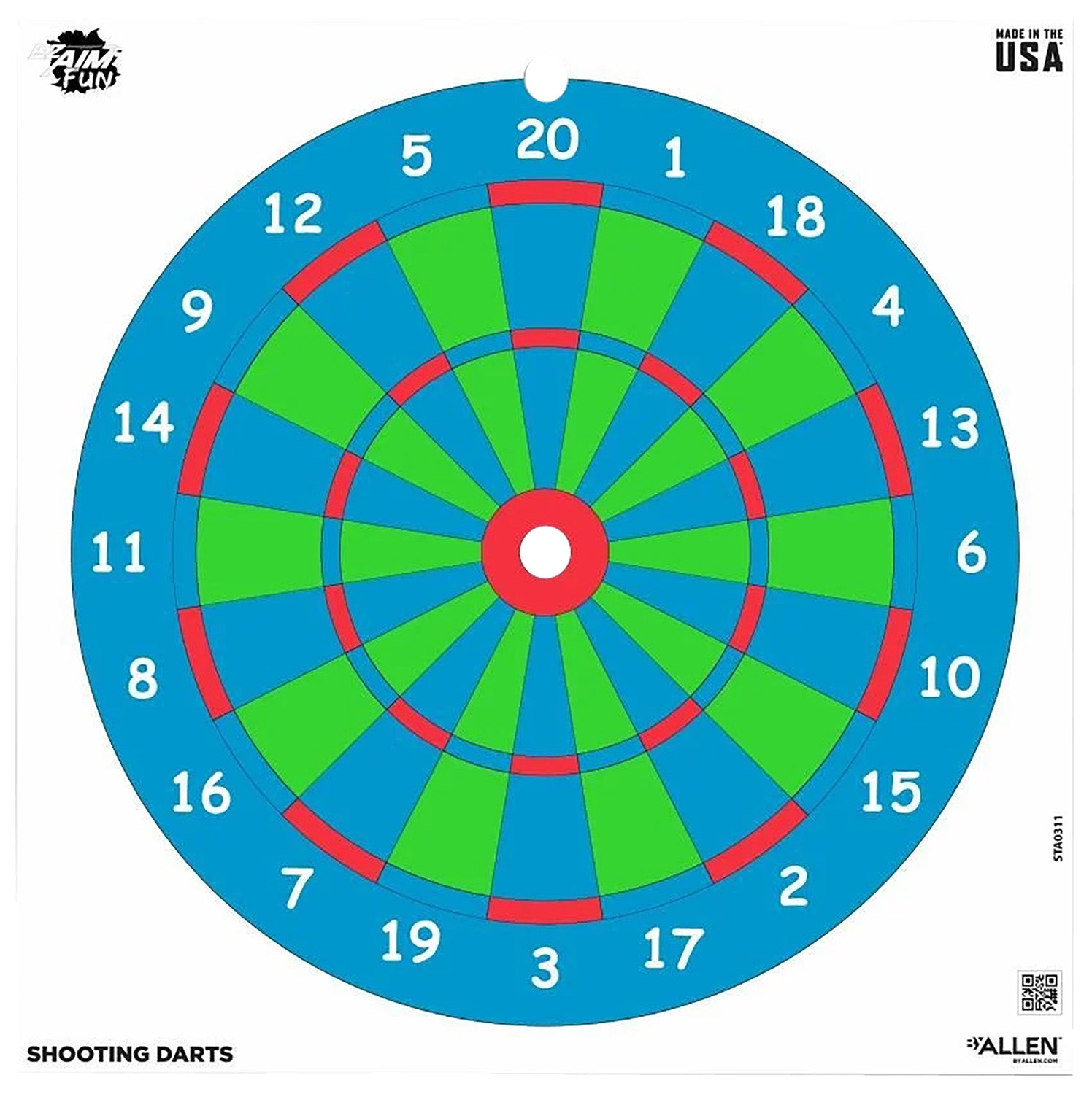 EZ-Aim Triggering More Fun Wall Paper Shooting Targets, 12"x12", Multi-Color, 9 Pack