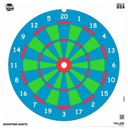 EZ-Aim Triggering More Fun Wall Paper Shooting Targets, 12"x12", Multi-Color, 9 Pack