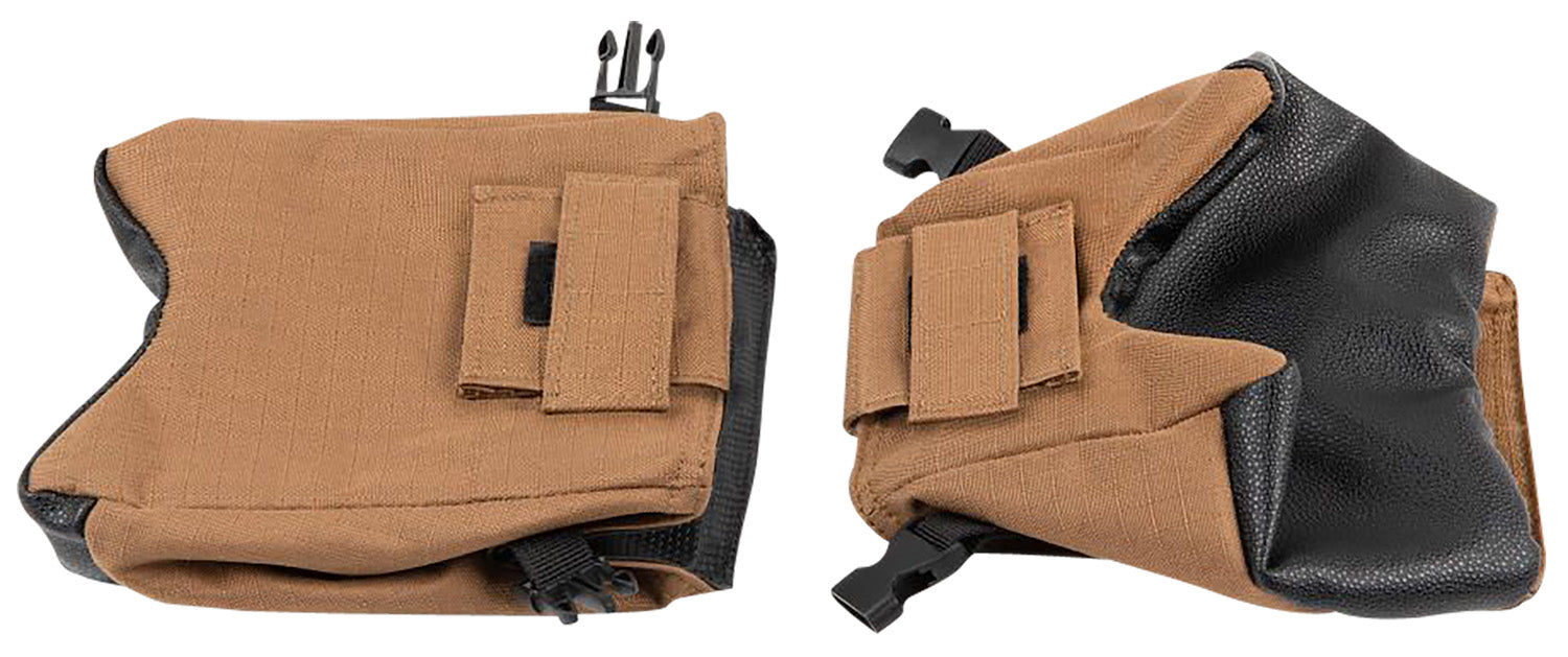 Allen 18419 X-Focus Unfilled Front and Rear Shooting Bag Combo Tan Black 600D Polyester