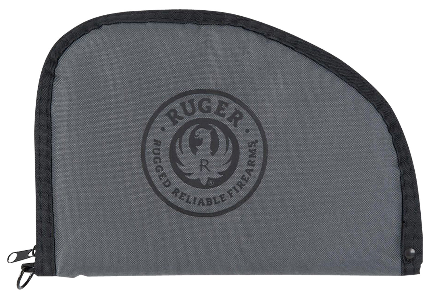 Ruger 27452 Rugged Full-Size Pistol Case 10" Black/Gray Lockable Zippers