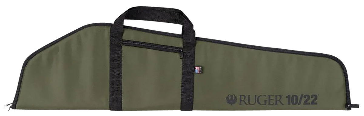 Ruger 283-40 10/22 Rifle Case 40" Olive Lockable Zipper with Ruger Screen-Printed Logo