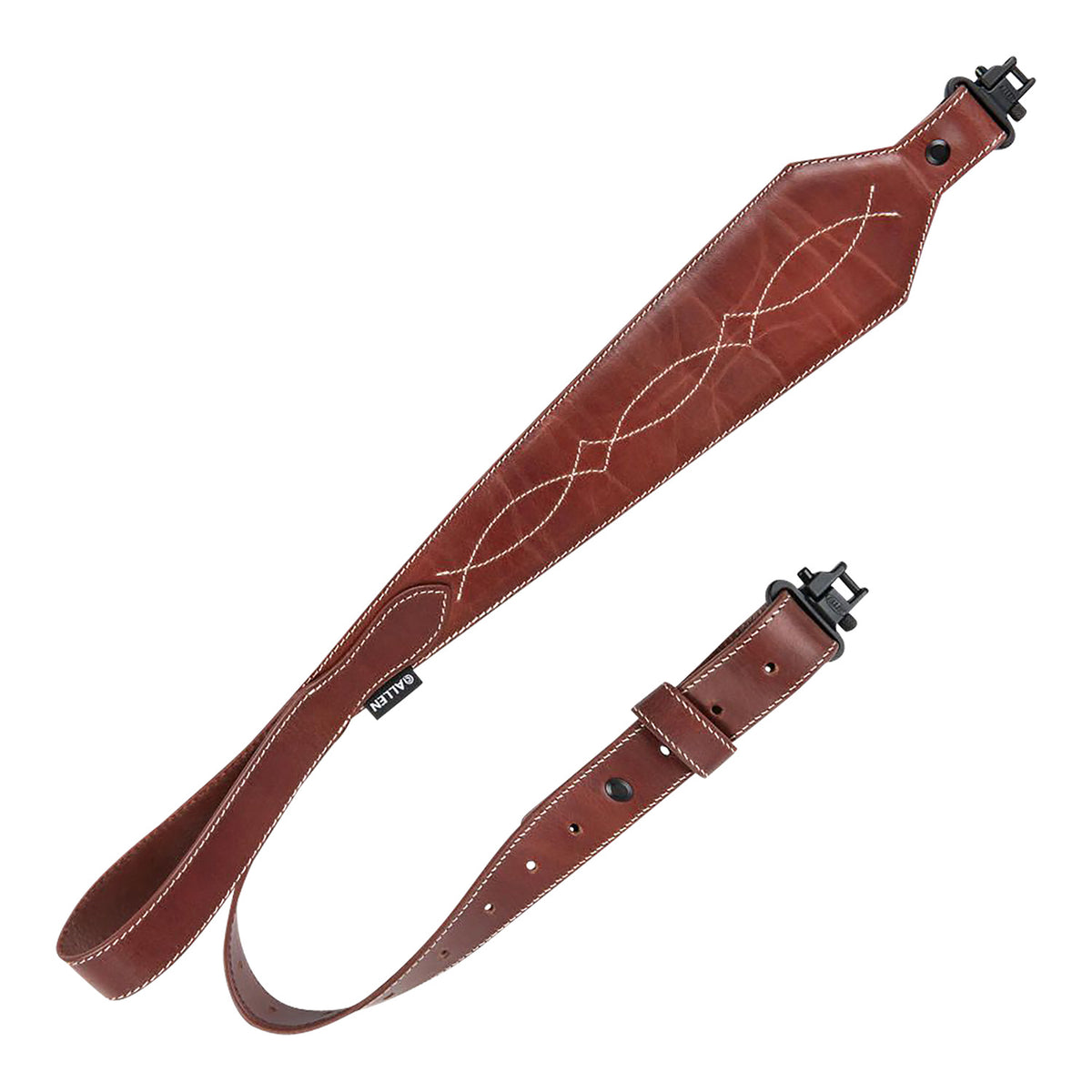 Heritage Cases 8508 Western Scallop Brown Leather Rifle Sling 28"-35" OAL