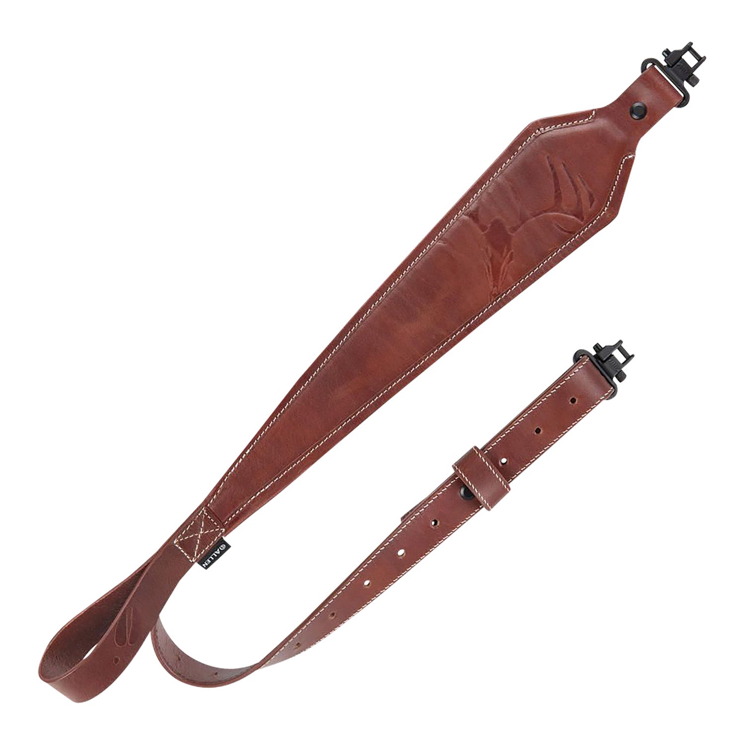 Heritage Cases 8510 Deer Deboss Brown Leather Rifle Sling 28"-35" OAL