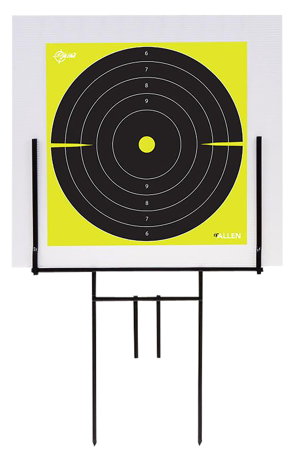 EZ-Aim 15309 Portable Steel Frame Range Target Stand, 18"W x 19"H, Includes 2 Adhesive Targets