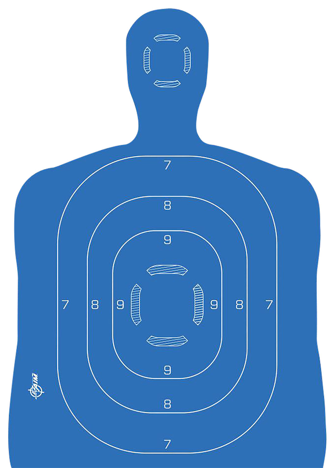 EZ-Aim 15579 Splash Reactive Silhouette Target Kit, Self-Adhesive, 23" x 35"